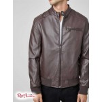 Чоловіча Куртка GUESS Factory (Baron Faux-Leather Moto Jacket) 58220-01 Cocoa Bean