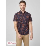 Чоловіча Сорочка GUESS Factory (Kenny Printed Shirt) 58190-01 Silk Синій