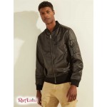 Чоловічий Бомбер GUESS (Satin Bomber Jacket) 55790-01 Реактивний Чорний Чоловічий Бомбер GUESS (Satin Bomber Jacket) 55790-01 Реактивний Чорний