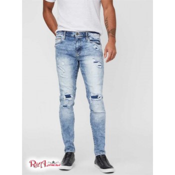 Чоловічі Джинси (Jonah Modern Skinny Jeans) 53720-01 Середній Зруйнований