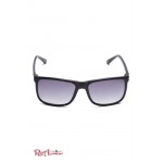 Мужские Солнцезащитные Очки GUESS Factory (Matte Plastic Square Sunglasses) 64100-01 Черный