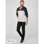 Мужское Худи GUESS Factory (Ballen Hoodie) 58300-01 Светлый Melange Серый