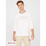 Мужской Лонгслив GUESS Factory (Kalico Logo Long-Sleeve Tee) 37250-01 Pure Белый