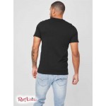 Мужская Футболка GUESS Factory (Hugo Logo Patch Tee) 53760-01 Реактивний Черный