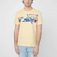 Чоловіча Футболка (Pekah Floral Tee) 63970-01 Raise Sun Жовтий