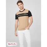 Чоловіча Футболка GUESS Factory (Thom Color-Block Logo Tee) 63990-01 Toasted Taupe