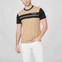Мужская Футболка (Thom Color-Block Logo Tee) 63990-01 Toasted Taupe