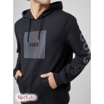 Мужское Худи GUESS Factory (Tristen Logo Hoodie) 58290-01 Реактивний Черный