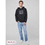 Мужское Худи GUESS Factory (Tristen Logo Hoodie) 58290-01 Реактивний Черный