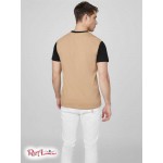 Чоловіча Футболка GUESS Factory (Thom Color-Block Logo Tee) 63990-01 Toasted Taupe