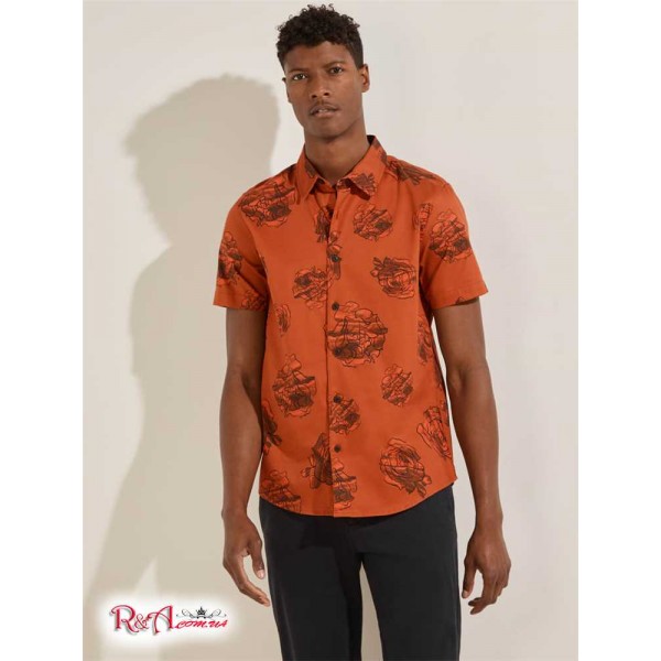 Чоловіча Сорочка GUESS (Luxe Floral Shirt) 59560-01 Vinyl Album Print Чоловіча Сорочка GUESS (Luxe Floral Shirt) 59560-01 Vinyl Album Print