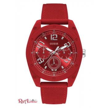 Чоловічий Годинник (Red and Silver-Tone Multifunction Watch) 41371-01 Червоний