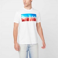 Чоловіча Футболка (Kasey Foil Logo Tee) 37321-01 Чистий Білий