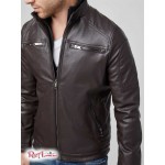 Мужская Куртка GUESS Factory (Alvin Faux-Leather Jacket) 58251-01 Коричневый