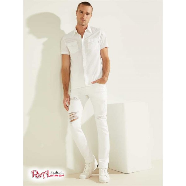Чоловіча Сорочка GUESS (Nottingham Western Shirt) 59771-01 True Білий