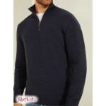 Мужской Свитер GUESS (Esmere Wool-Blend Zip Sweater) 59501-01 Bleu eLeGant