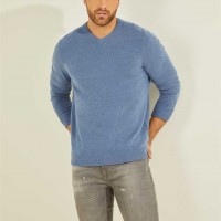 Мужской Свитер (Esmere Wool-Blend V-Neck Sweater) 59491-01 Nordic Sea