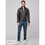 Мужская Куртка GUESS Factory (Alvin Faux-Leather Jacket) 58251-01 Коричневый