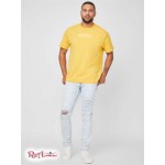 Мужская Футболка GUESS Factory (Harvey Embroidered Logo Tee) 53811-01 Mellow Sun