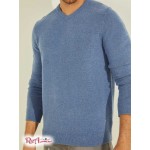 Мужской Свитер GUESS (Esmere Wool-Blend V-Neck Sweater) 59491-01 Nordic Sea