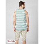 Чоловічий Танк GUESS Factory (Snow Striped Tank) 63981-01 Зелений Rock