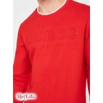 Мужской Лонгслив GUESS Factory (Kalico Logo Long-Sleeve Tee) 37251-01 Rugby Красный