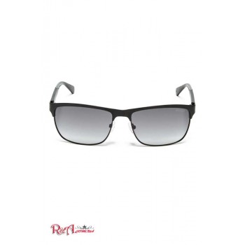 Чоловічі Сонцезахисні Окуляри (Vincent Clubmaster Sunglasses) 64821-01 Чорний