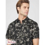 Чоловіча Сорочка GUESS Factory (Kenny Printed Shirt) 58191-01 Реактивний Чорний
