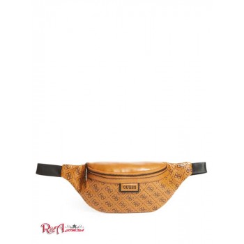 Мужская Поясная Сумка (Vezzola Logo Belt Bag) 59871-01 Коньяк