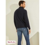 Мужской Свитер GUESS (Esmere Wool-Blend Zip Sweater) 59501-01 Bleu eLeGant