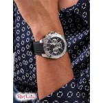 Мужские Часы GUESS (Silver-Tone And Black Tachymeter Watch) 60021-01 Multi Мужские Часы GUESS (Silver-Tone And Black Tachymeter Watch) 60021-01 Multi