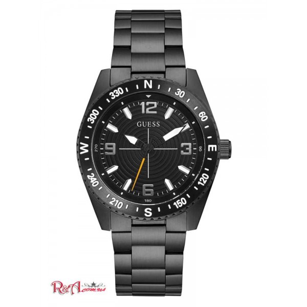 Мужские Часы GUESS (Black Compass Analog Watch) 64801-01 Мульти