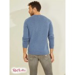 Мужской Свитер GUESS (Esmere Wool-Blend V-Neck Sweater) 59491-01 Nordic Sea