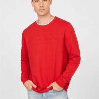 Мужской Лонгслив (Kalico Logo Long-Sleeve Tee) 37251-01 Rugby Красный