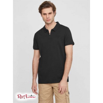 Чоловіче Поло (Teodoro Johnny Zip Polo) 64001-01 Реактивний Чорний