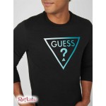 Чоловічий Crewneck GUESS Factory (Nicky Logo Crewneck) 58091-01 Реактивний Чорний