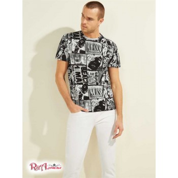 Чоловіча Футболка (City Collage Tee) 59451-01 Jet Black Multi