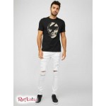 Чоловіча Футболка GUESS Factory (Grant Skull Crew Tee) 58381-01 Реактивний Чорний