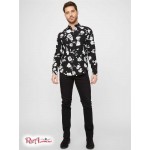 Чоловіча Сорочка GUESS Factory (Manson Floral Shirt) 58451-01 Реактивний Чорний Мульті