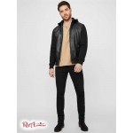 Чоловічий Бомбер GUESS Factory (Grant Faux-Leather Bomber) 63761-01 Jet Black Чоловічий Бомбер GUESS Factory (Grant Faux-Leather Bomber) 63761-01 Jet Black
