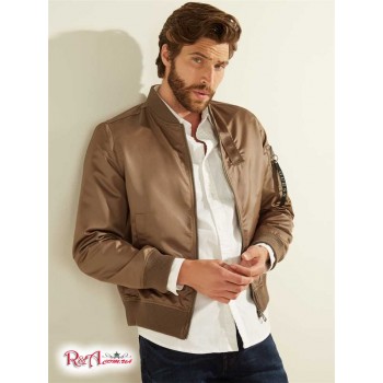 Чоловічий Бомбер (Satin Bomber Jacket) 55791-01 Antique Taupe
