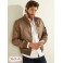 Чоловічий Бомбер (Satin Bomber Jacket) 55791-01 Antique Taupe
