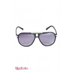 Мужские Солнцезащитные Очки GUESS Factory (Logo Matte Aviator Sunglasses) 64051-01 Черный