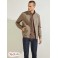 Чоловічий Бомбер (Amos Bomber Jacket) 59111-01 Коричневий Out Чорний In Combo