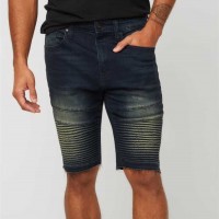Чоловічі Шорти (Keyes Moto Denim Shorts) 63891-01 Темна Мийка