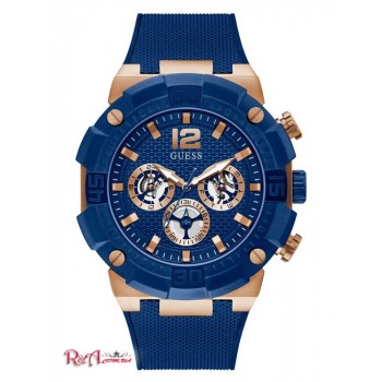 Чоловічий Годинник (Rose Gold-Tone and Blue Multifunction Watch) 60071-01 Multi