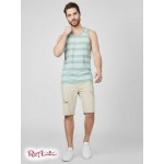 Чоловічий Танк GUESS Factory (Snow Striped Tank) 63981-01 Зелений Rock