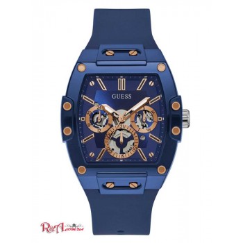 Чоловічий Годинник (Rose Gold-Tone and Blue Silicone Multifunction Watch) 60091-01 Multi