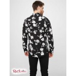 Чоловіча Сорочка GUESS Factory (Manson Floral Shirt) 58451-01 Реактивний Чорний Мульті