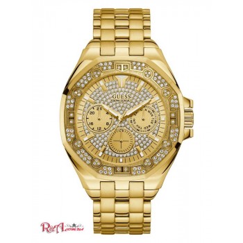 Чоловічий Годинник (Gold-Tone Rhinestone Multifunction Watch) 41341-01 Золото